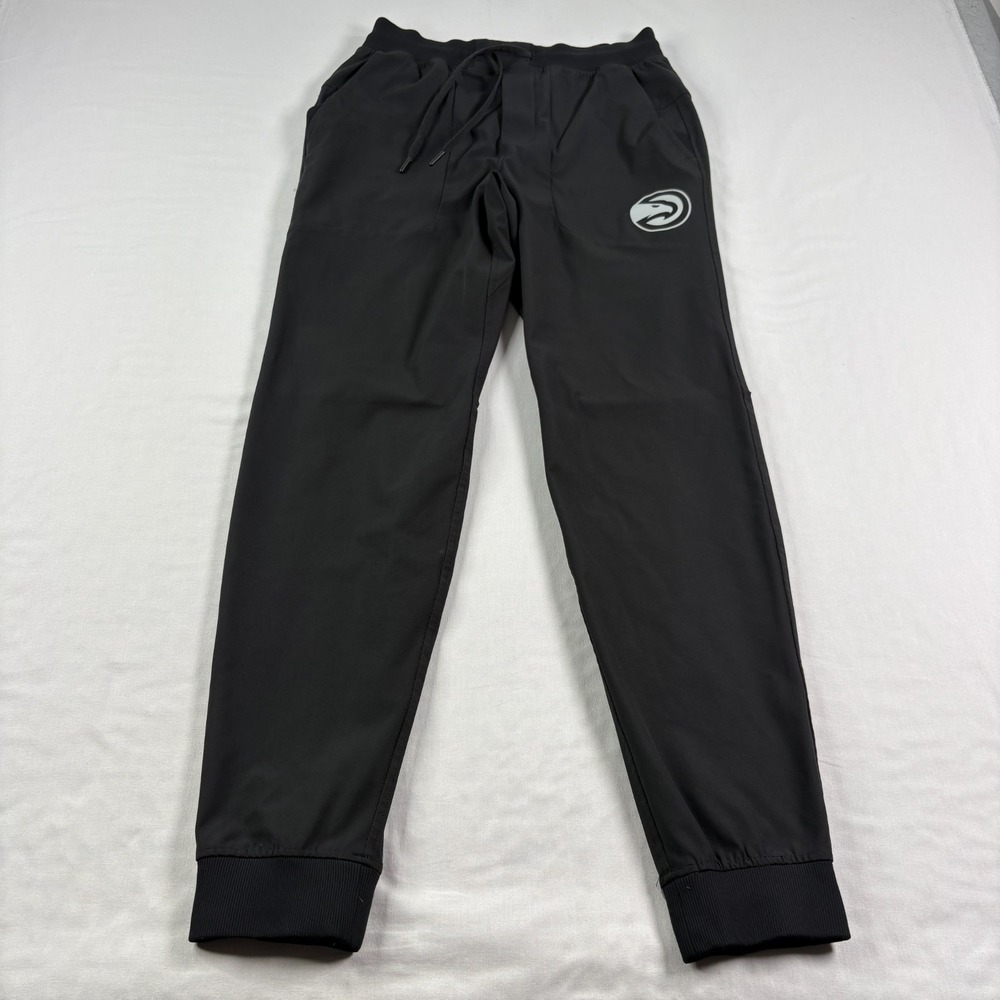 Atlanta Hawks Lululemon ABC Jogger Pants Mens Small Black Warpstreme NBA‎